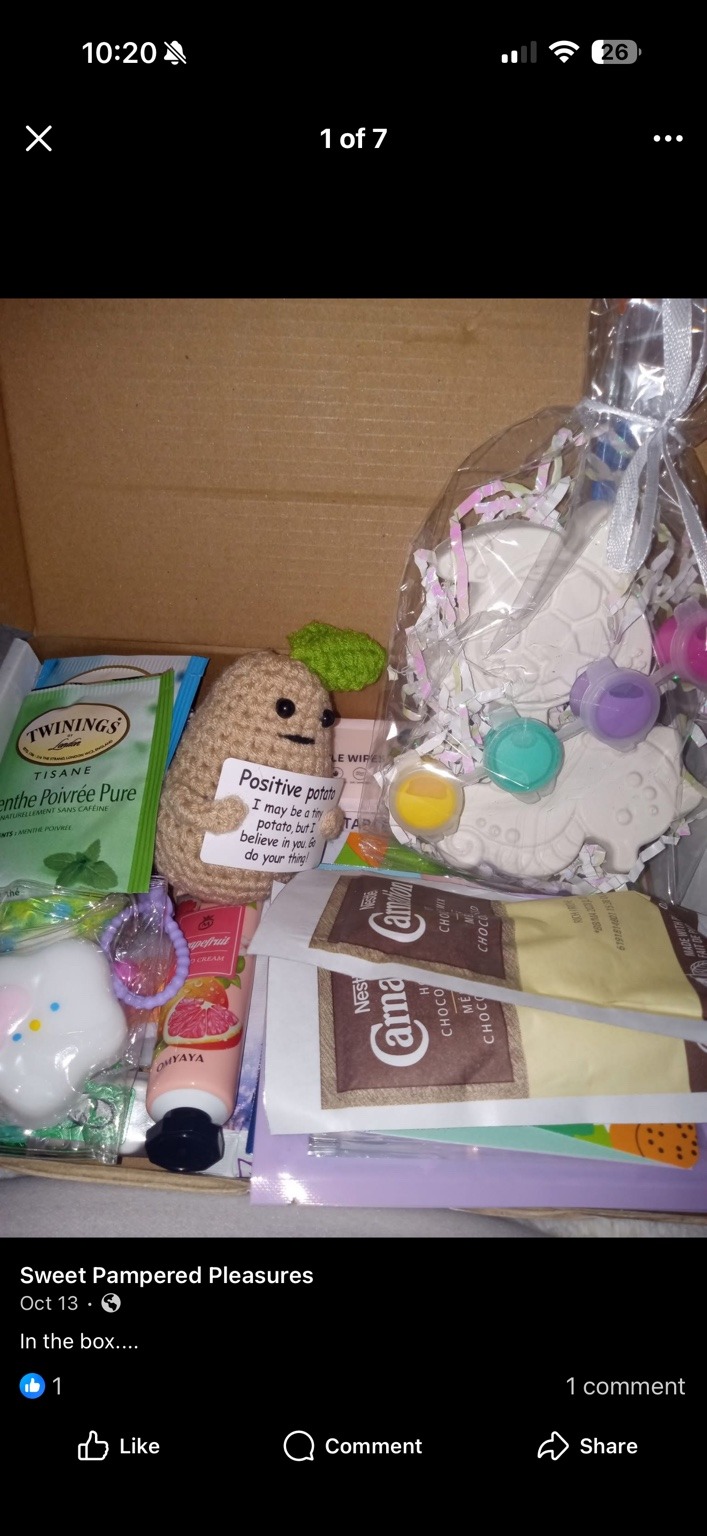 A Sweet Pampered Pleasures large pampered box